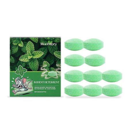 Hiiri- ja jyrsijäkarkote, piparminttu- ja sitruunaöljyhiirikarkote oraville, rotille, hämähäkeille ja muille tuholaisille, luonnollinen karkote 