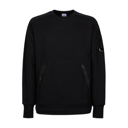 C.p. Company Diagonal Raised Sweatshirt Sort, Herre Sweatshirts