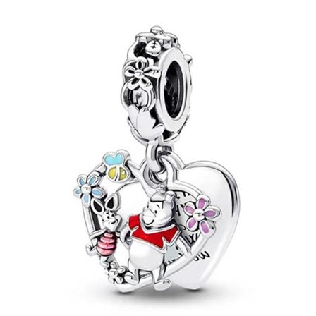 Pandora l Zun Mi Zun Mi Pan Jia Cai Hong kärlek Pan Jia ny söt tecknad berlock 44