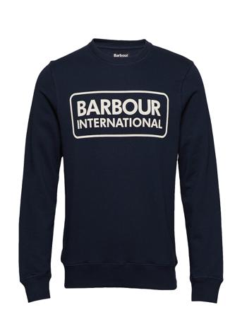 B.intl Large Logo Sweat Sweat-shirt Genser Blå Barbour
