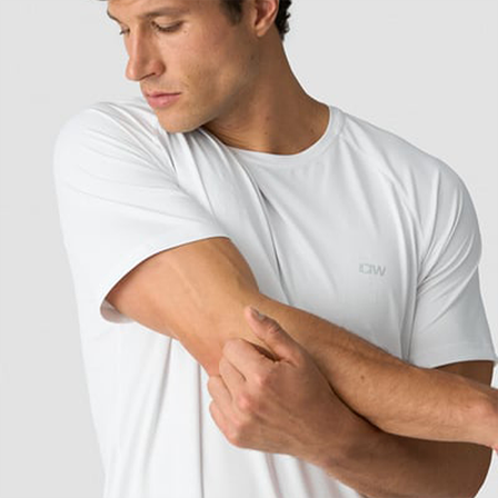 ICANIWILL Stride Raglan T-skjorte Hvit