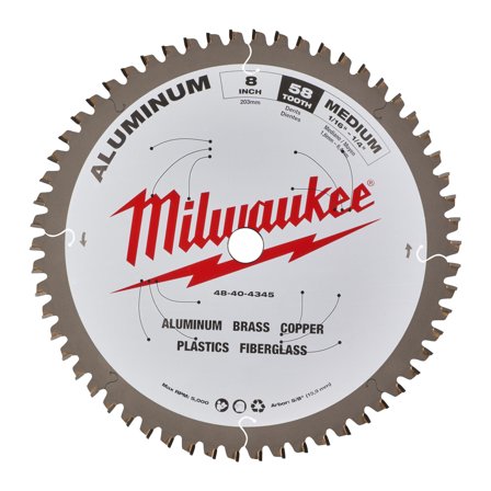 Milwaukee 48404345 Sågklinga 203 mm, 58 tänder, Maskintillbehör & förbrukning