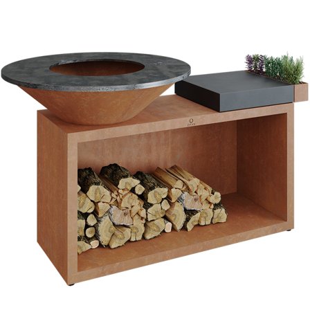 Ofyr Köksö utomhus, stål | Utematlagning > Trädgård & Utemiljö > Eldstad | Bagaren och Kocken