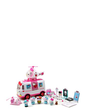 Hello Kitty Rescue Set Toys Playsets & Action Figures Toy Vehicles Ambulances Monivärinen/Kuvioitu Simba Toys
