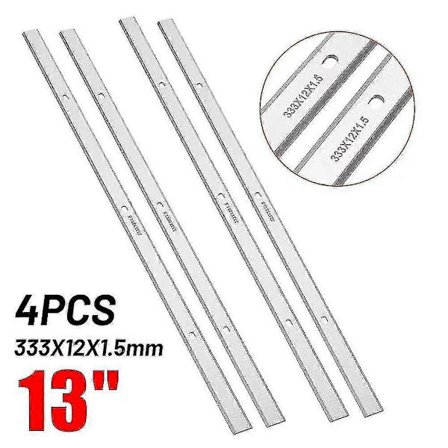 4 stk. 13'' 1/2'' HSS bærbare planerblad til Metabo DH330 DH316 dobbeltkantet sæt Ferramentas Woodwor