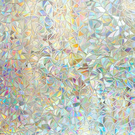 3D sateenkaari-ikkunafilmi, yksityisyyttä suojaava koristeellinen ikkunatarra lasille, liimaamaton staattinen ikkunatarra, irrotettava vaikutus, UV-