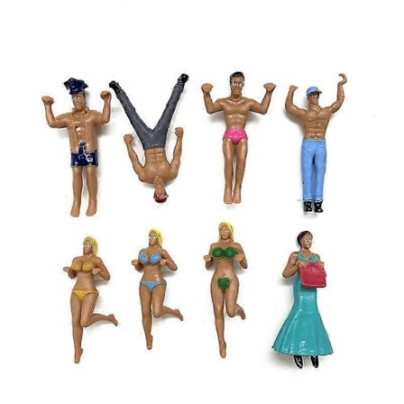 8 st Drickkompisar Möhippa Favör Personer Drickmarkörer Flikar Drickmarkörer för Festmugg Kantmarkör Muggkantdekor