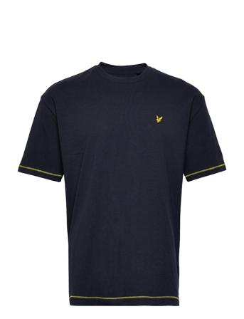 Over D Flatlock T-Shirt T-shirt Blå Lyle & Scott