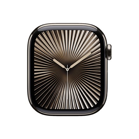 Begagnad Apple Watch Series 10 Titanium Cellular (42mm) Natural Midnight Sport Band