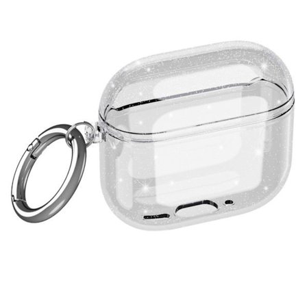 Silikonfodral för Airpods4 Hög Transparens Skyddsskal Glow