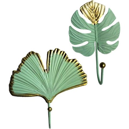 2 kpl takkikoukku lehti koukku ei-reikä koukku naula-vapaa koukku vaatteet