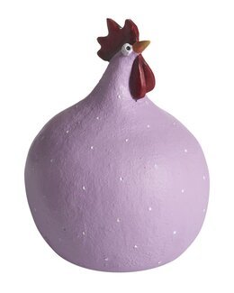 Dekoration høne 1-pak Lilla