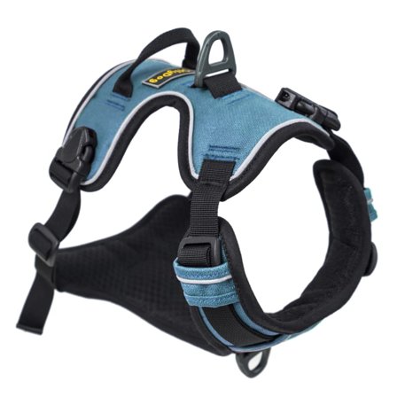 OllyDog Alpine Reflective Harness Dog Harnesses & Dog Collars Blue Medium