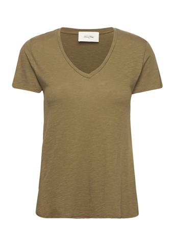 Jacksonville T-shirts & Tops Short-sleeved Grønn American Vintage*Betinget Tilbud