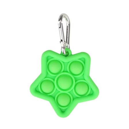 Fidget Toy Pop it Stjärna Stress Lindrande Grön