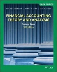 Financial Accounting Theory and Analysis
