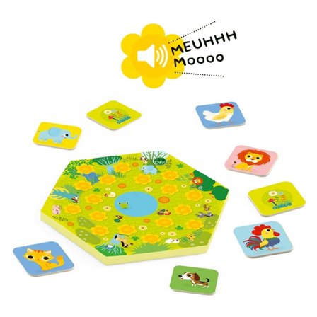 Djeco - Spel - Memo Meuh - Litenleker