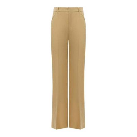 Chloé Wide Broek , Beige , Dames , Maat: M