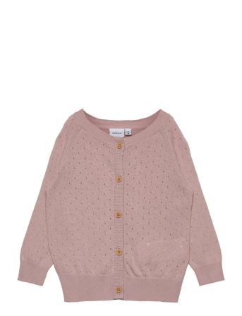 Nmffroda Ls Knit Cardigan Neuletakki Vaaleanpunainen Name It