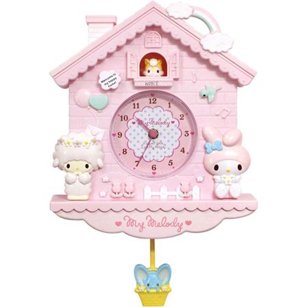 Väggklocka för barn 12 tum Tecknad Gungande Flickor Barn Väggklocka Q