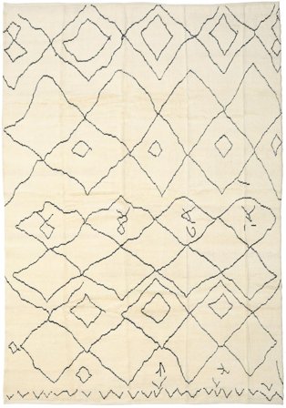 Grand Handknotted Berbère Shaggy Tapis 275X400 Laine