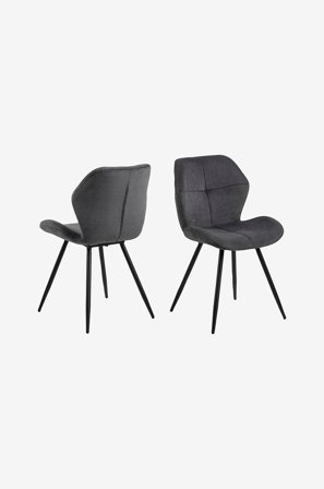 NORDFORM - Ruokapöydän tuolit Petter, 2/pakk. - Harmaa - Tuolit - - Homeroom