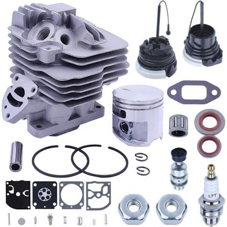Kombinationskit til cylinder med 44,7 mm kolbe til Stihl MS261 MS 261 MS261C Erstatning til motorsav 1141 020 1140 Cap