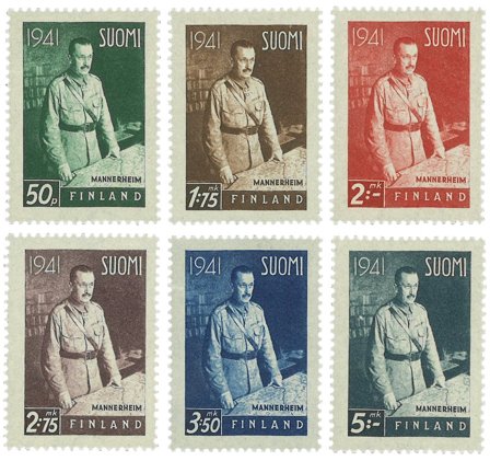 Finland 1941 - LAPE 248-253 WI - Postfrisk