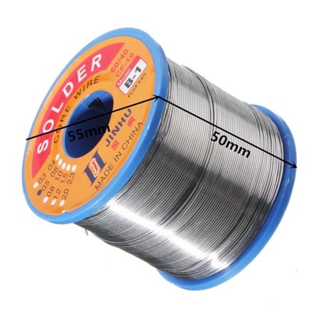 Loddebolt Tinn Bly Fluss 1mm Dia Loddetinn Trådrull