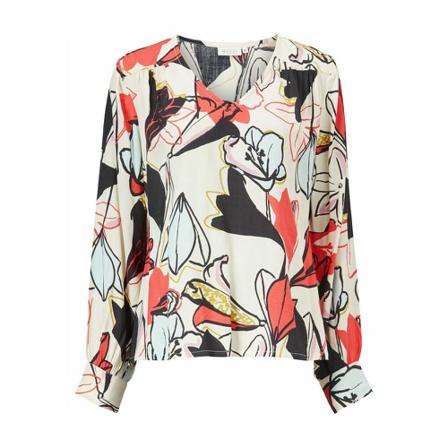 Masai, TOP Beige, Dames, Maat:XL,Viscose