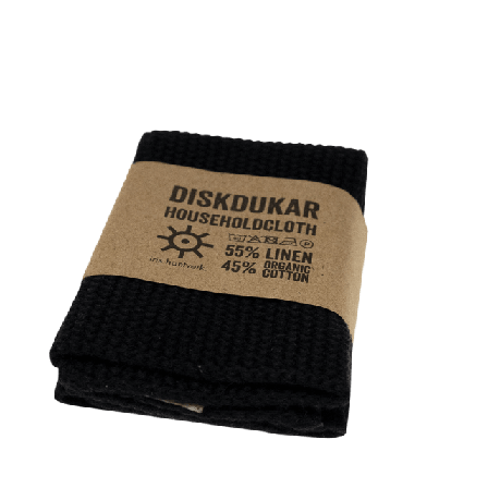 Iris hantverk Diskduk Svart Rengöring & tvätt Unisex ONESIZE