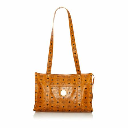 MCM Pre-owned, Pre-owned Shoulder Bags Oranje, Dames, Maat:ONE Size
