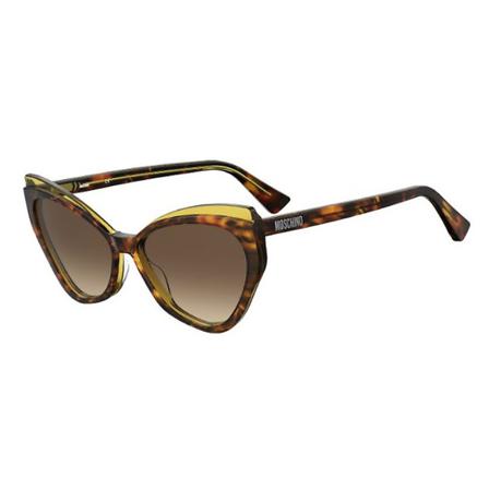 Moschino, Sunglasses Bruin, Dames, Maat:ONE Size
