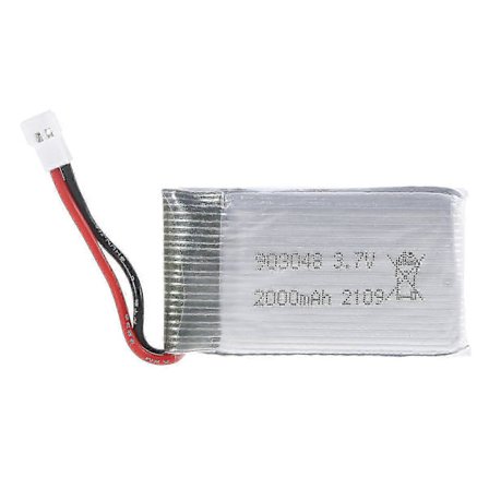 3. 7v 2000mah Lipo Batteri 903048 Li-ion Batteri/lader Rc Quadcopter Reparasjon Reservedeler For Ky601s H11d H11c Rc Droner