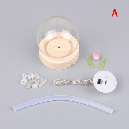 Tulip Night Lights Gör det själv Materialpaket Creative Night Lamp 1 blomma