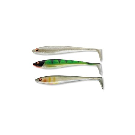 Myk lokke Daiwa PX DuckFin Shad UV&Natursett 12,5 cm 5 stk.