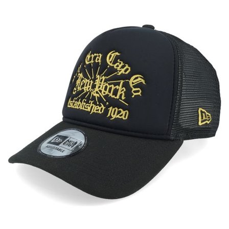 New Era - Svart trucker Keps - 1920 Black/Black Trucker @ Hatstore