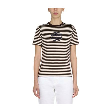 Tory Burch T-Shirt , Beige , Dames , Maat: S