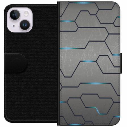 Apple Iphone 14 Plus Plånboksfodral Mönster