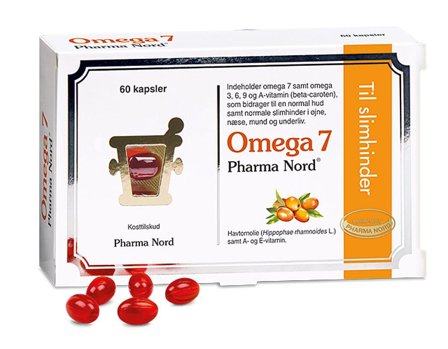 Pharma Nord Omega 7 60 kaps., Helse & Madvarer, Andre Kosttilskudsolier, Omega Kombinationer