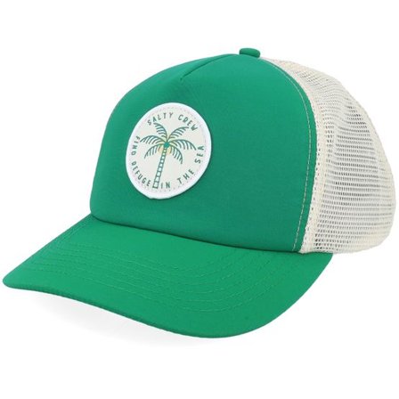 Salty Crew - Grön trucker Keps - Queen Palm Kelly Green Trucker @ Hatstore