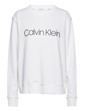 Inclusive Core Logo Sweatshirt Sweatshirt Trøje Hvid Calvin Klein