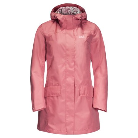 Jack Wolfskin Women's Cape York Coat Women rain jackets Pink XS