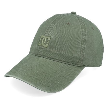 DC - Grön unconstructed Keps - Star Vintage Strapback Bronze Green Dad Cap @ Hatstore