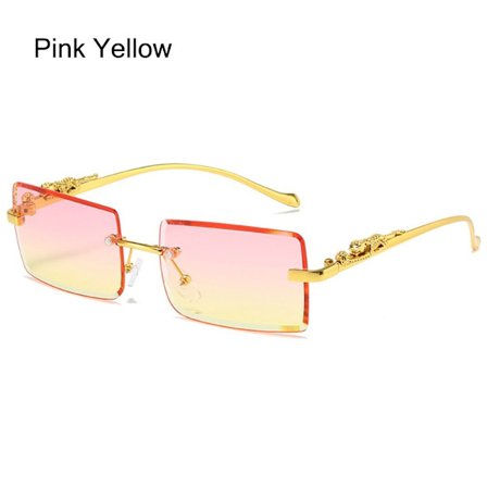 Rektangel solbriller Ocean Lens Solbriller ROSA GUL ROSA