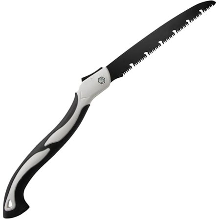 Hand Saw Fällbar Beskärningssåg 30cm Svart Stålblad Trädgårdssåg med halkfritt handtag och säkerhetslås