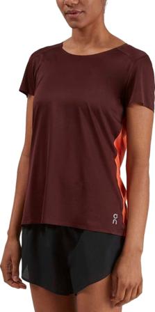 On Women's Performance-Tee Women Short sleeved fitness sweater Red XS
