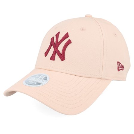 New Era - MLB - Pink - adjustable - Cap - New York Yankees Womens Metallic Logo 9FORTY Pink Adjustable - Hatstore