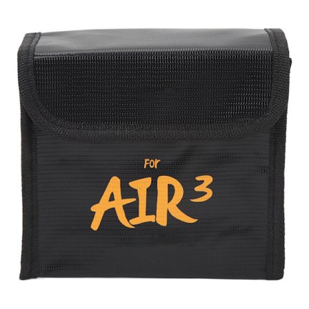 AIR 3 Akun turvalaukku säteilysuoja palonesto koukku ja silmukka suljin litiumakut räjähdyssuojattu suojakotelo 3 akulle
