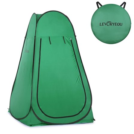 Pop Up Privatlivsly Telt Bærbart Udendørs Camping Strand Øjeblikkelig Brusebad Toilet Omklædningstelt Sol Regnly med Vindue